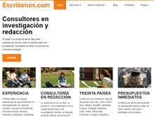 Tablet Screenshot of escribimos.com
